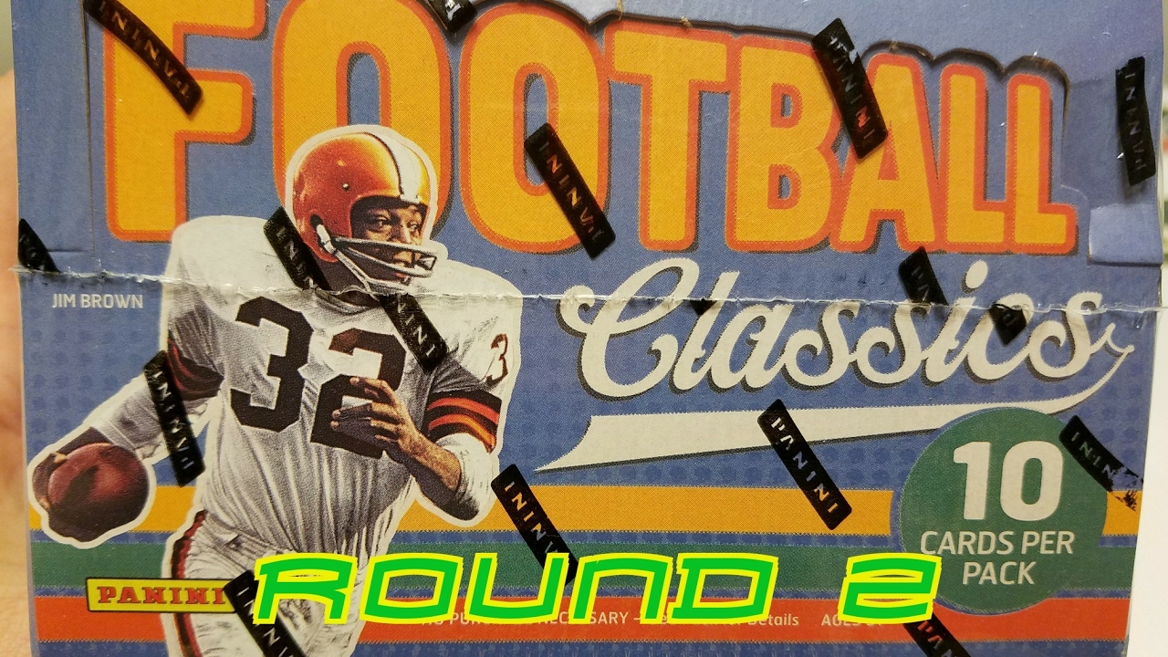 2017 Classics Football Hobby Box. Round 2. Panini Fail