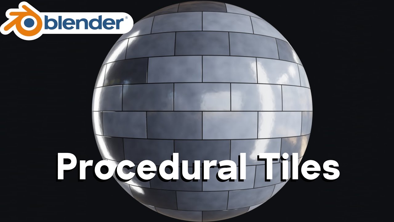 Procedural Grey Tile Material (Blender Tutorial)