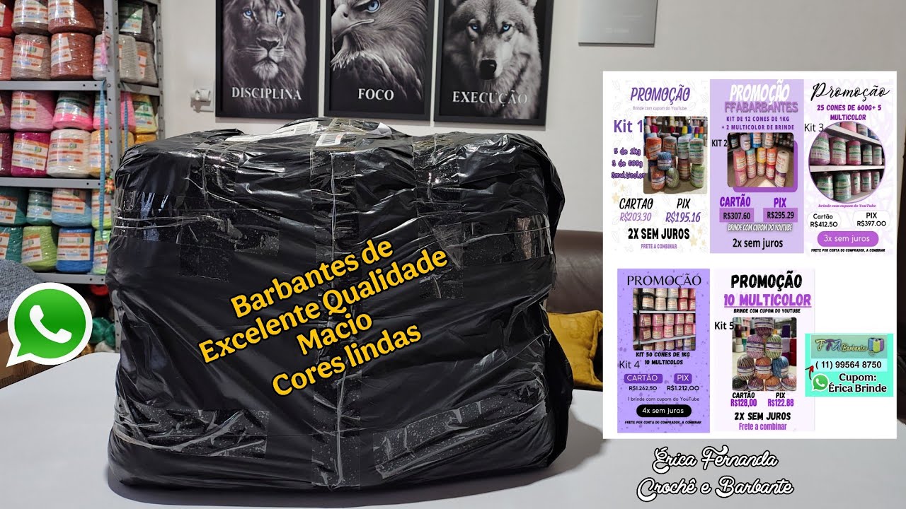 🚨CHEGOU MINHA REPOSIÇÃO DE BARBANTES DIRETO DA FÁBRICA 🚨