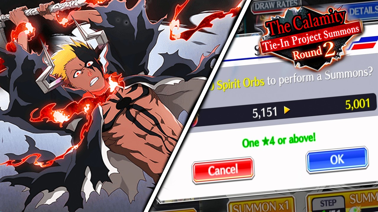Summoning Blood Chains Ichigo in Bleach Brave Souls