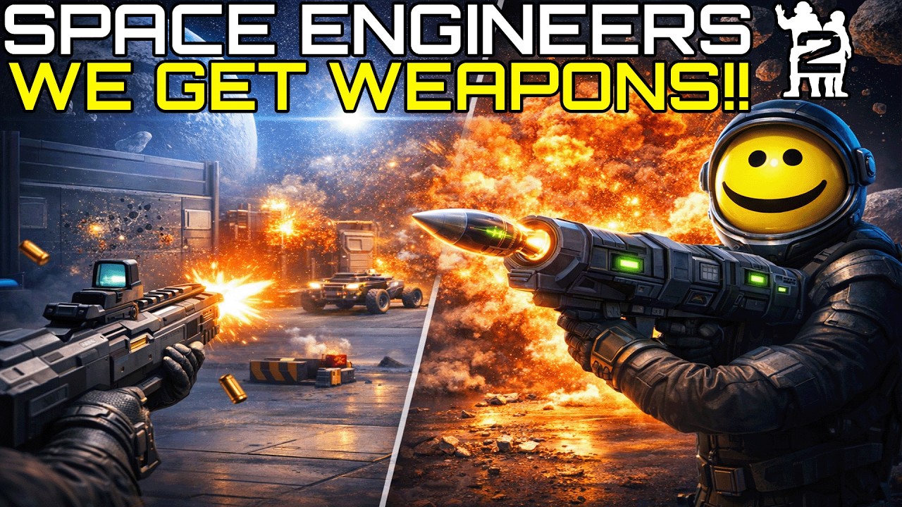 Space Engineers 2 WEAPONS UPDATE &ndash; Top Gear Style!