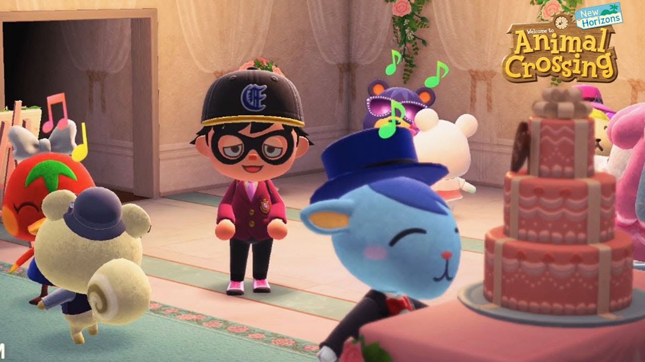 MY VILLAGERS ARE DANCING?? | Cutest Party Ever | Animal Crossing New Horizons