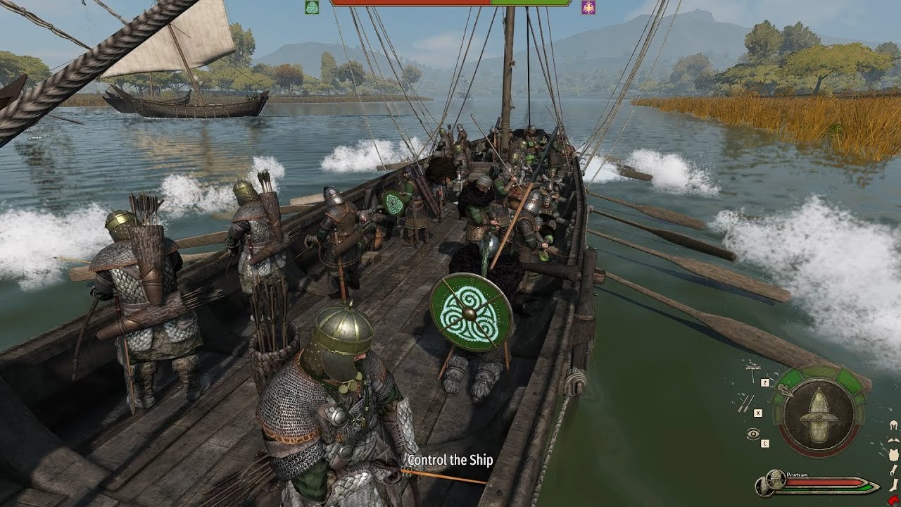 Dawn on the River | Battania Fleet vs Empire Navy – War Sails