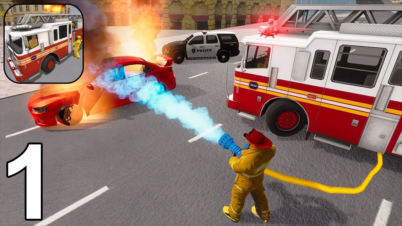 Fire Truck Driving Simulator (By Game Pickle) Android Gameplay - Part 1