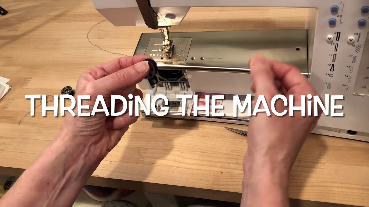 Threading the Bernina Virtuosa 160 Sewing Machine
