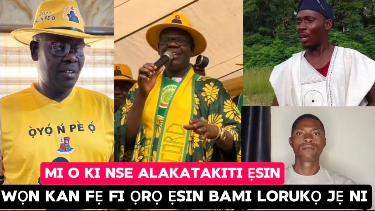AHAA! ORIYOMI HAMZAT TI PADA FUN TANI OLOHUN, FUNNY THINKER ATI AWON TO NPE NI ALAKATAKITI ESIN LESI
