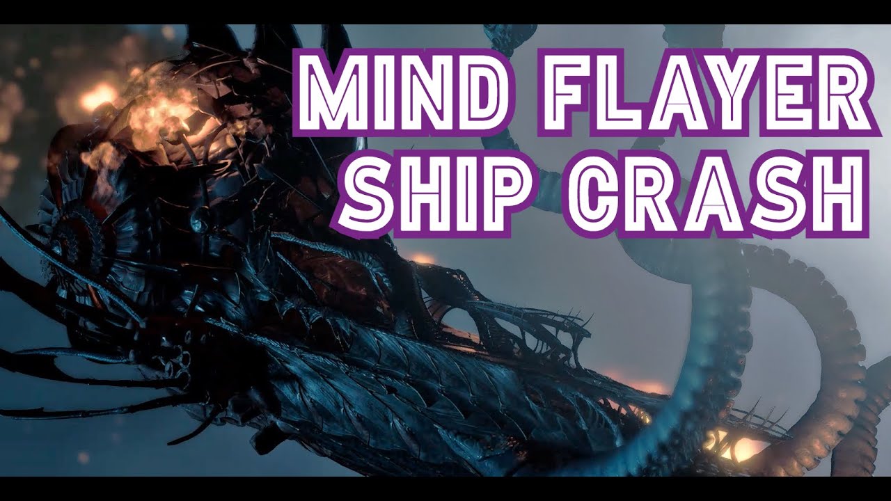 Baldur's Gate 3 - Mind Flayer Ship Crash