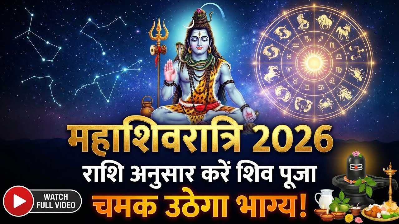 शिवरात्रि पर अपनी राशि के अनुसार चढ़ाएं ये चीजें, भोलेनाथ होंगे प्रसन्न।