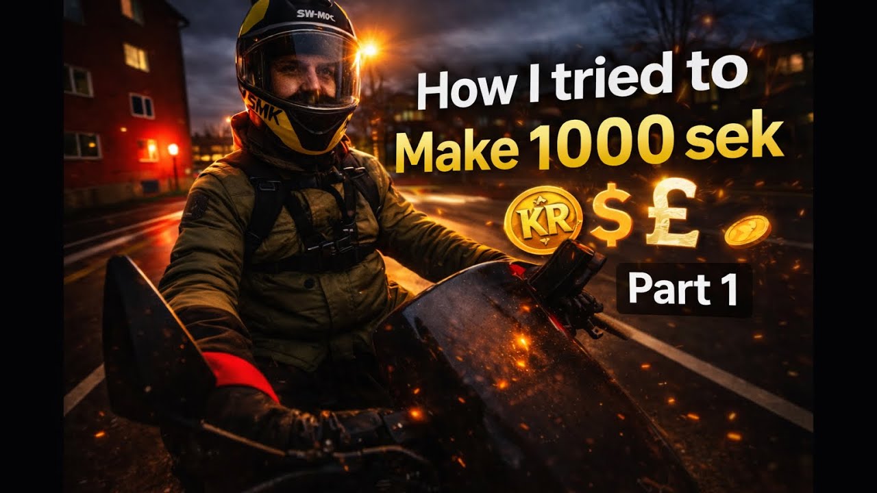 How I Tried to Turn 0 into 1000 SEK Delivering Food in Malmo (Part 1)