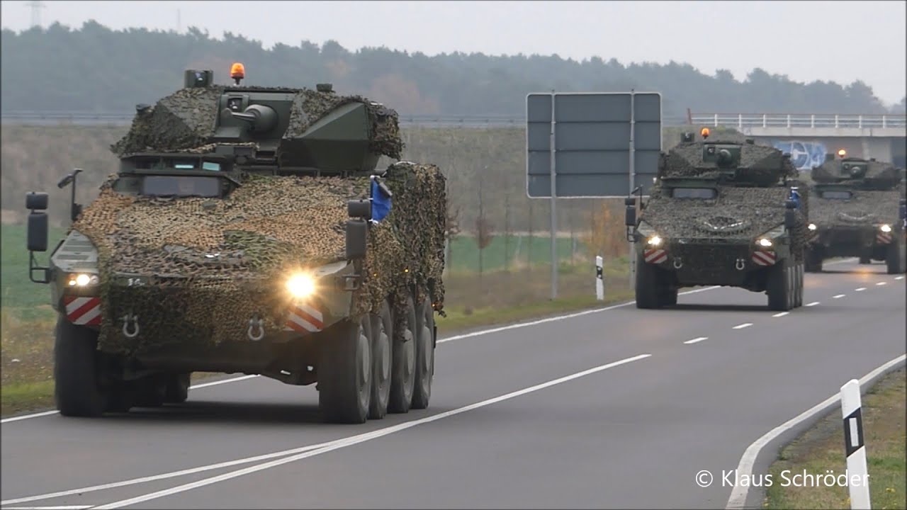 Infantry Fighting Vehicle Boxer und Logistik- Rhino Altmark