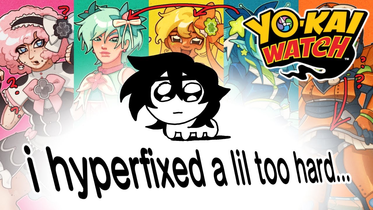 I Designed FIVE Yokai Watch Inspired Magical Girls (oops)