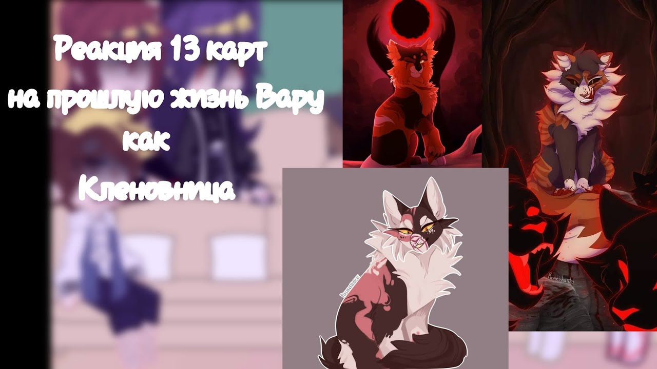 |🕯️| ~ реакция 13 карт на прошлую жизнь Вару как- Кленовница. | Gacha Club | By torikojii |🕯️|