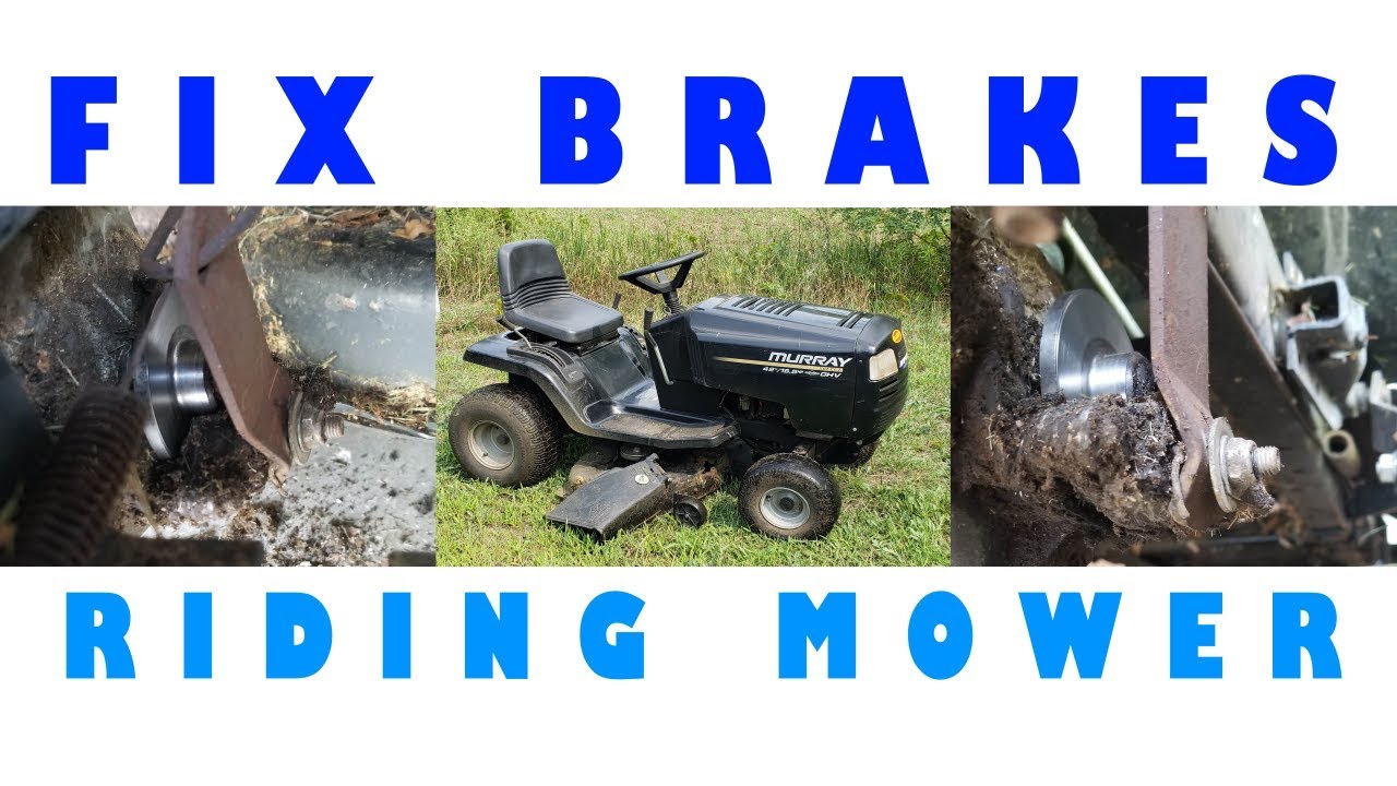 Fix Riding Mower Brakes - Riding Mower Won't Stop
