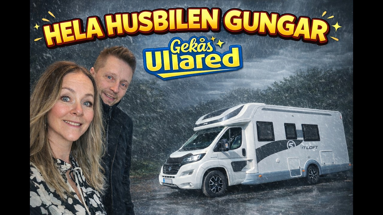 Husbilen gungar som på havet!