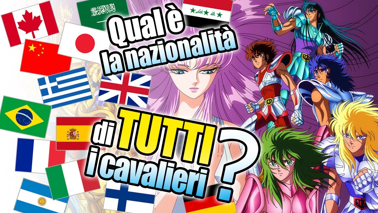 Qual è la nazionalità di TUTTI i cavalieri dello zodiaco?