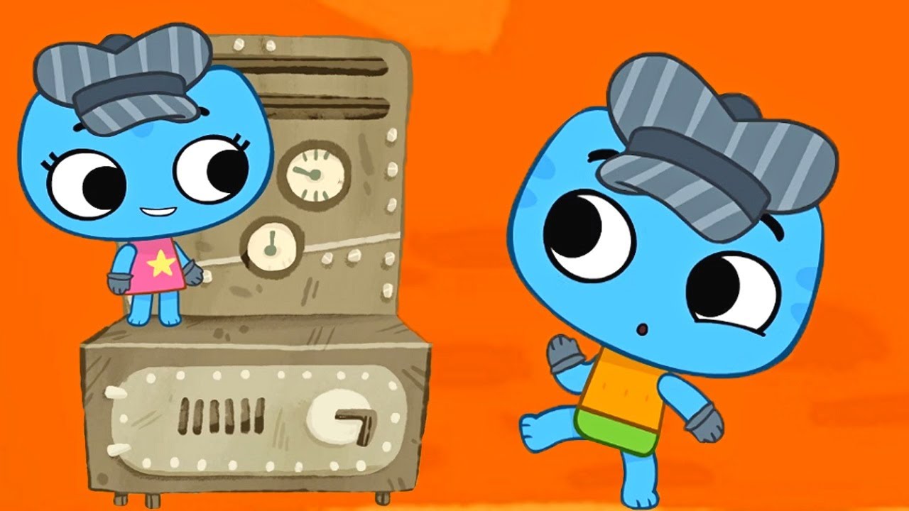 Kit e Kate - Il trenino mangia-mangia - Cartoni animati per bambini Episodi 46