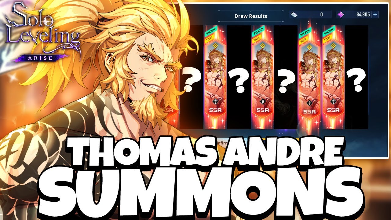 I CAN'T BELIEVE IT, MY WORST PULLS YET... F2P THOMAS ANDRE HALF-ANNI SUMMONS - Solo Leveling: Arise