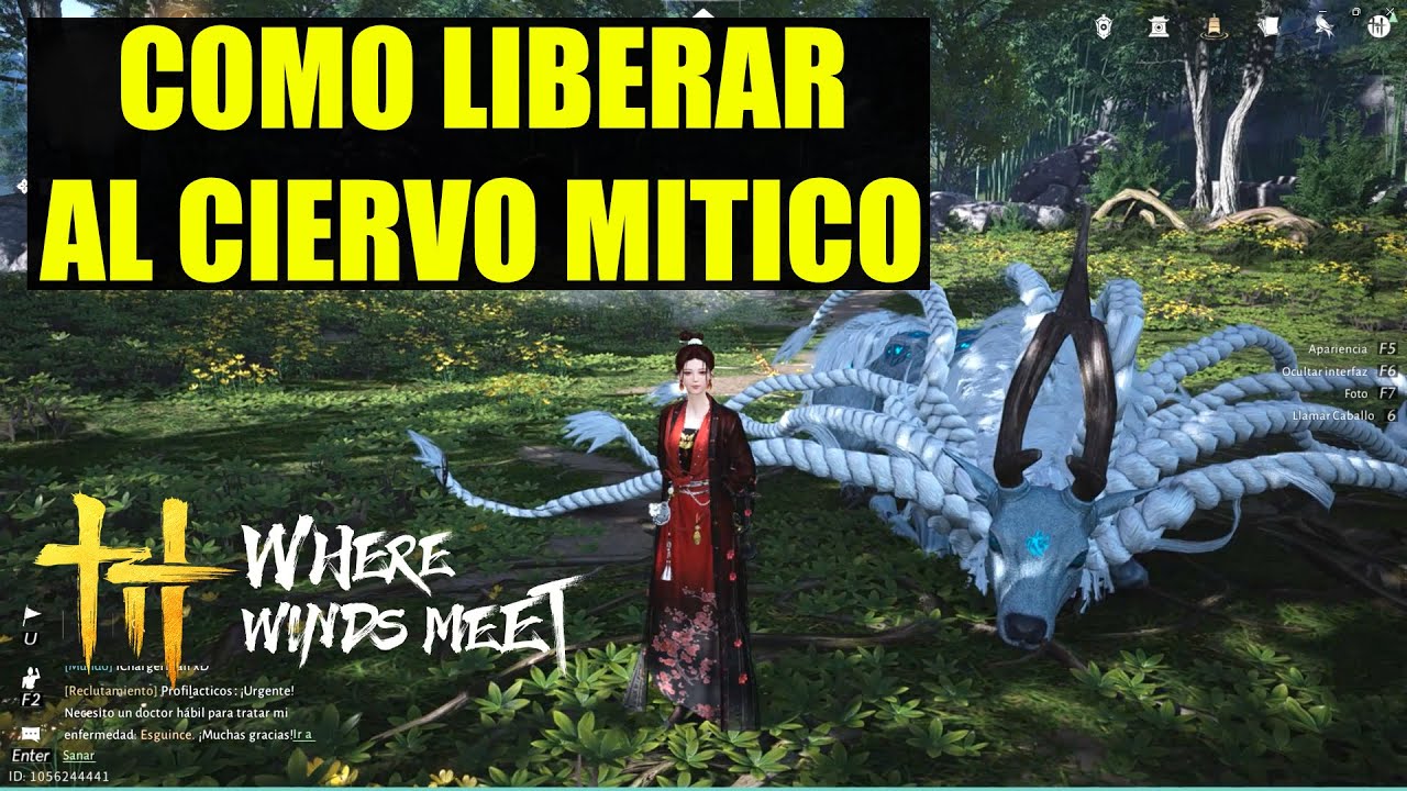 Where Winds Meet Como liberar al CIERVO MITICO  -Cuento Errante-
