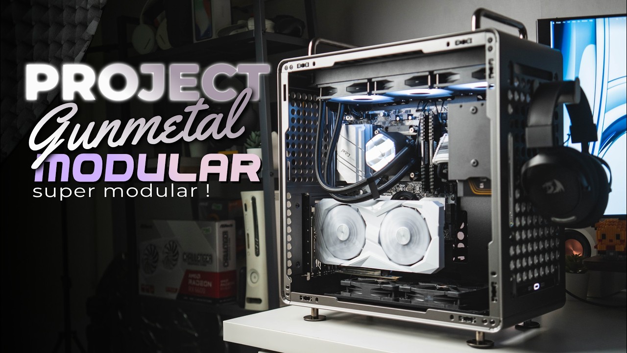 Rakitan PC gagah super modular pakai casing Coolermaster Qube 540 ! (Feat. CM Core II 360 AIO)