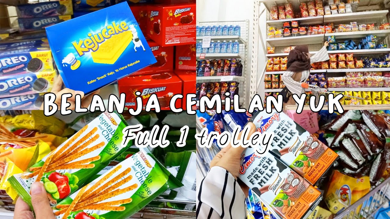 Belanja bulanan juni 2022 khusus cemilan hehe | #grocery shopping