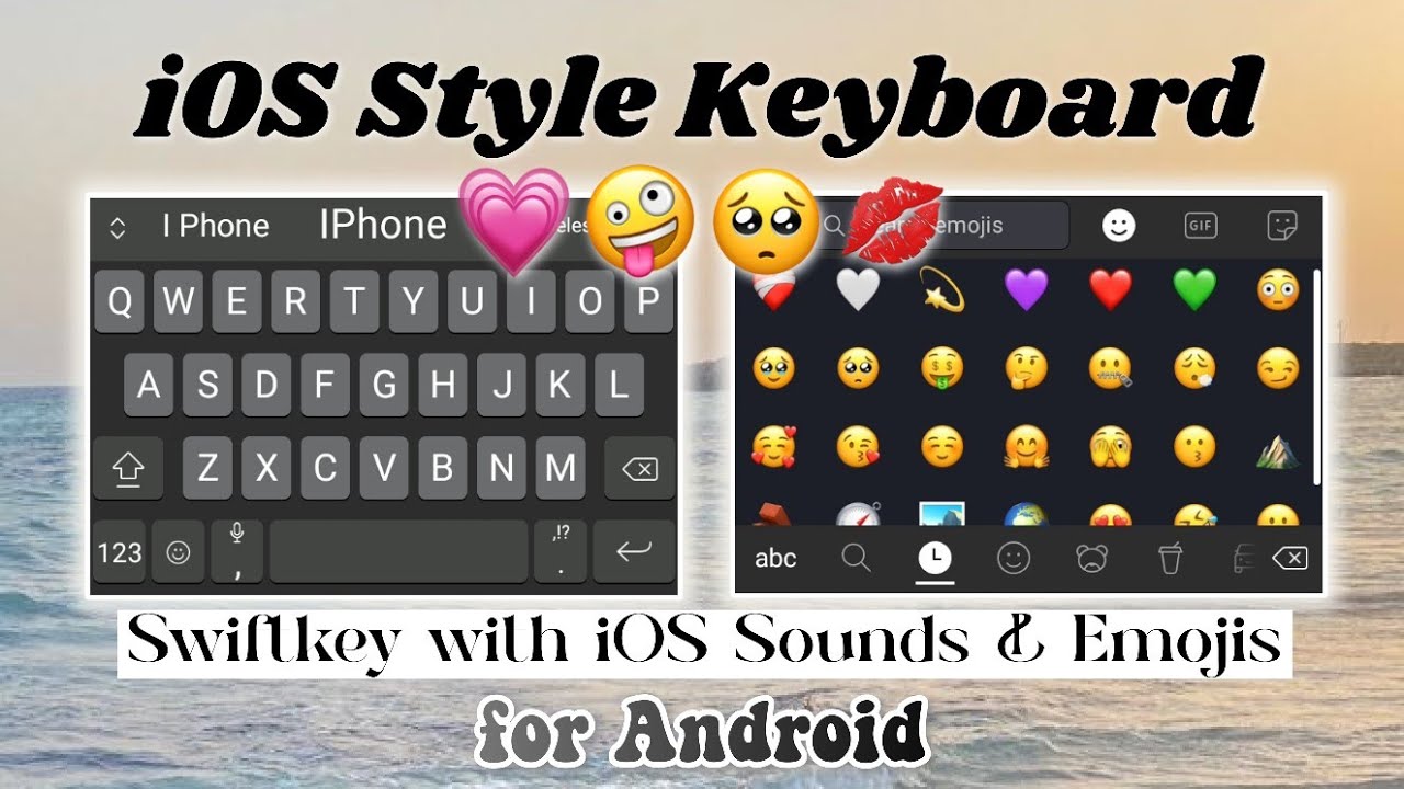 Клавиатура Swiftkey в стиле iOS со звуками и эмодзи для Android