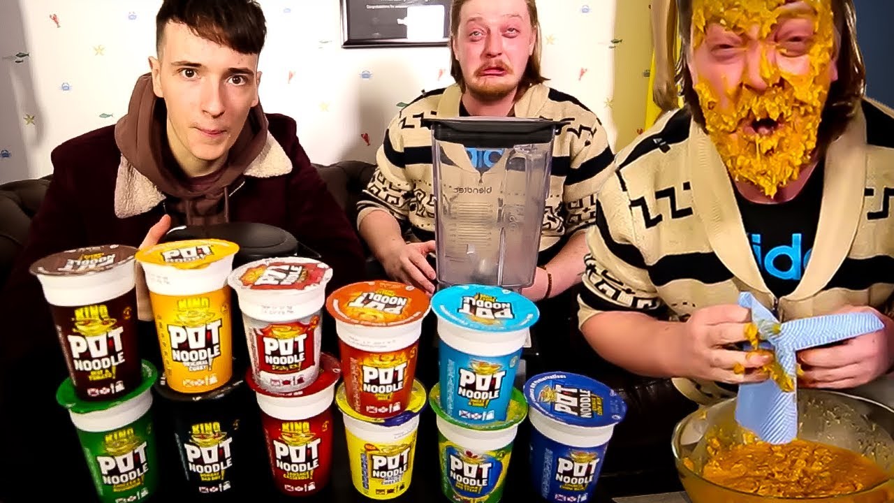 Blended Pot Noodles Smoothie Challenge | WheresMyChallenge