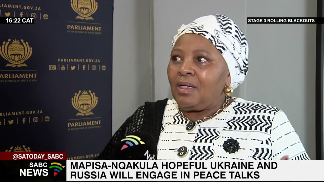 Mapisa-Nqakula on her working trip in Russia