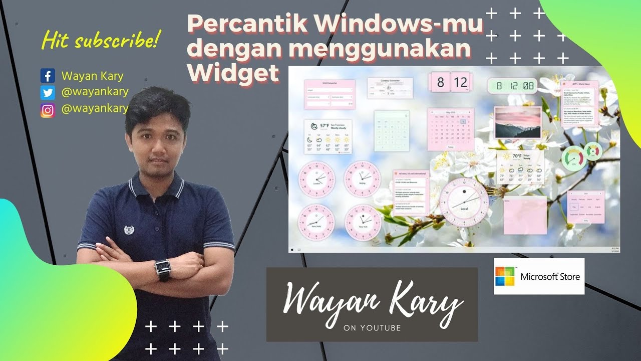 Mempercantik tampilan Windows 10