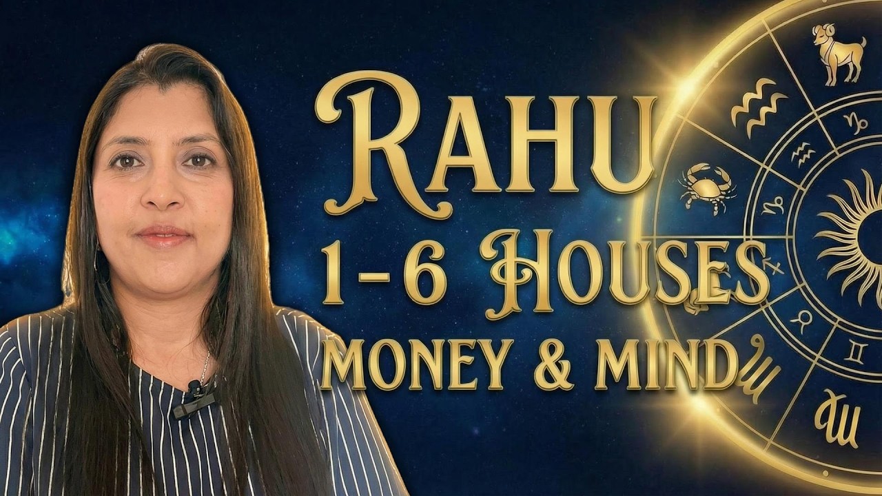 RAHU in 1st–6th House Explained | Money, Mind & Daily Life (Part 1) पहले 6 भाव