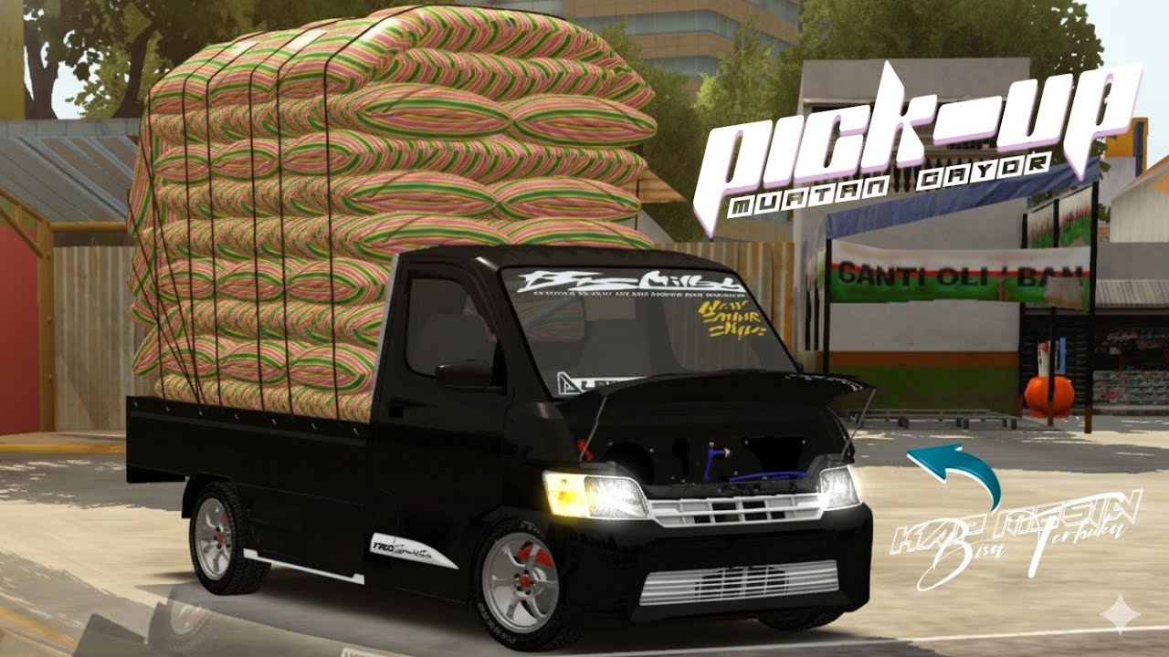 SHARE 3 MOD BUSSID PICKUP TRAGA & GRANDMAX TARIKAN BERAT FULL FITUR TERBARU SUSPENSI MENTUL TANPA PW