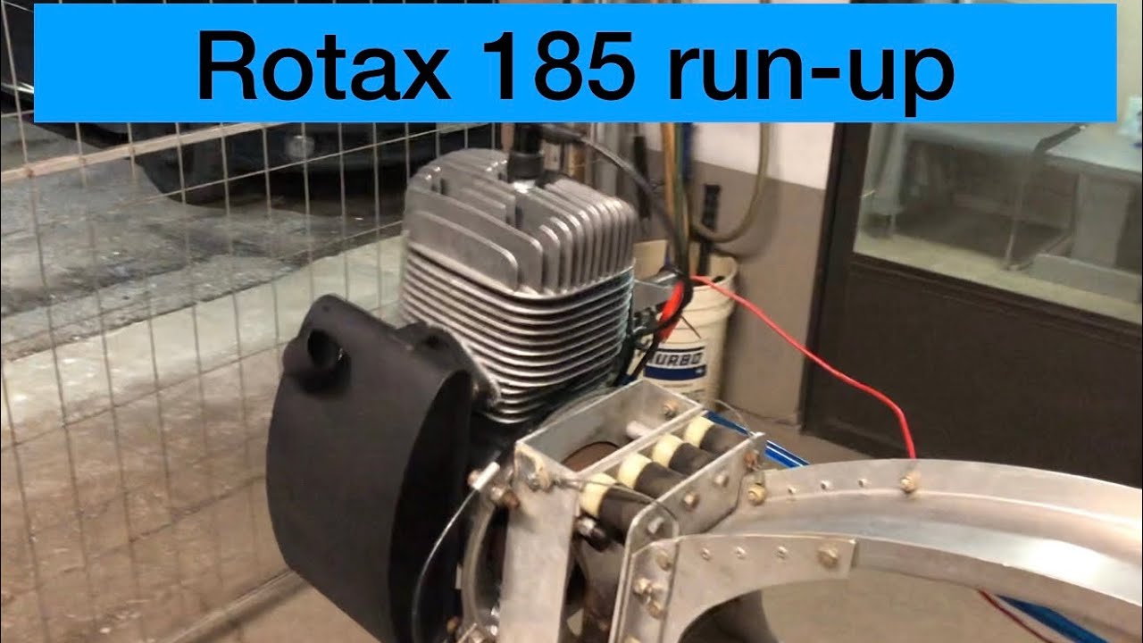 Rotax 185 engine run-up