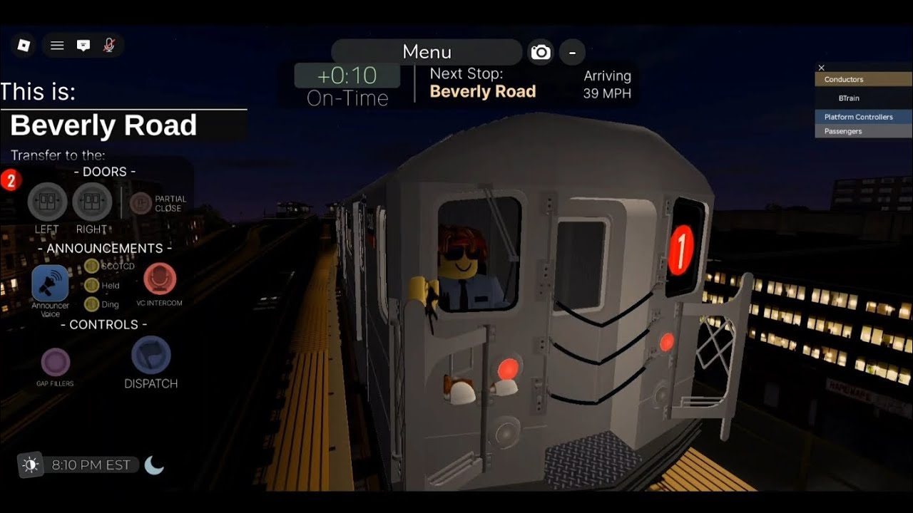 Shuttle NYC Subway Automated: Conducting as R62 (1) Local Train