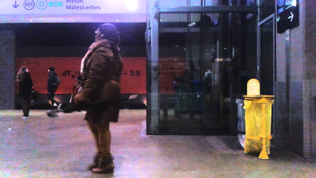 Trajet de la Plaine Stade de France à Châtelet les Halles dans le MI79 8307/308