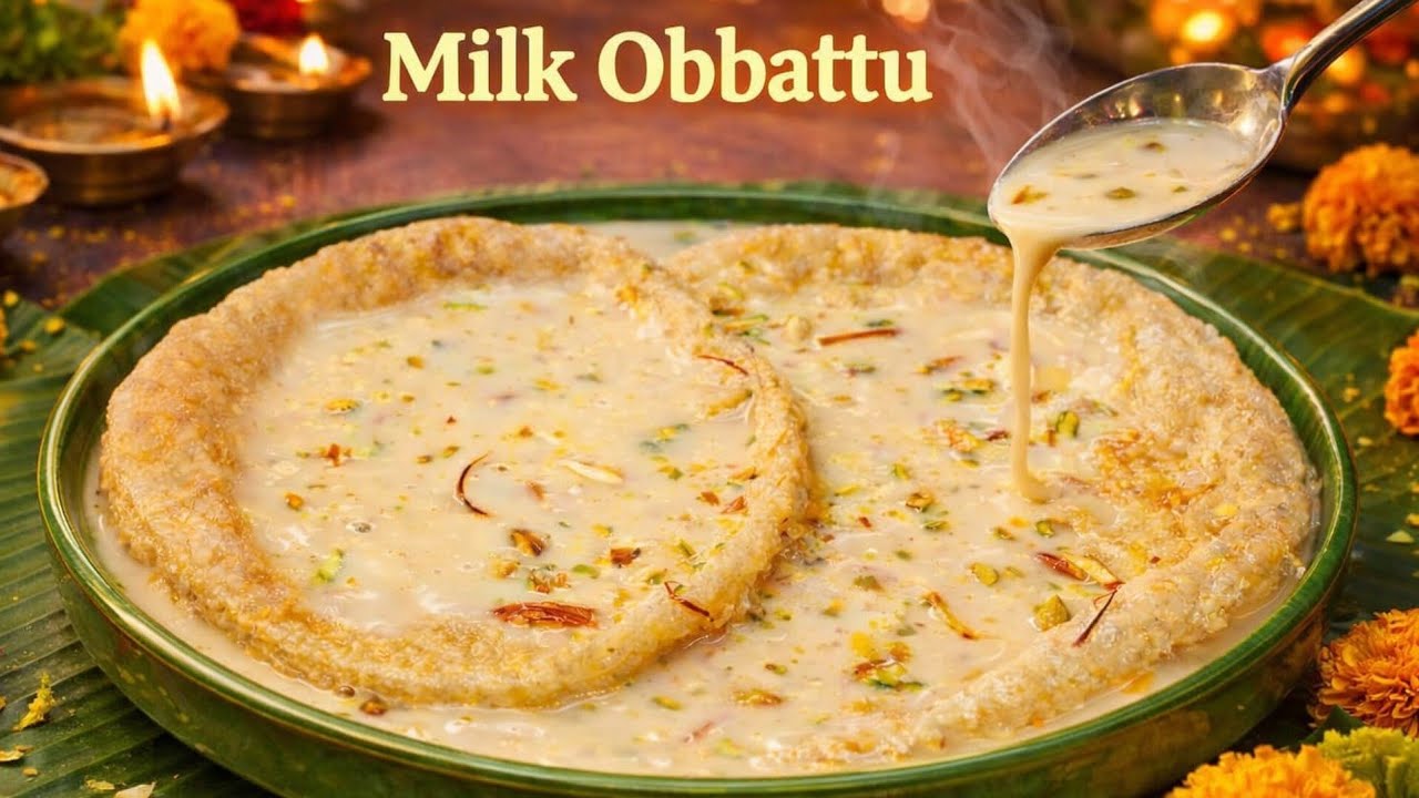 ನಮ್ಮ ಸಾಂಪ್ರದಾಯಿಕ ಅಡುಗೆ ಯುಗಾದಿ ಹಬ್ಬದ ವಿಶೇಷ ಹಾಲ್ ಒಬ್ಬಟ್ಟು😋| No Maida&Sugar | Haalu Obbattu | Obbattu