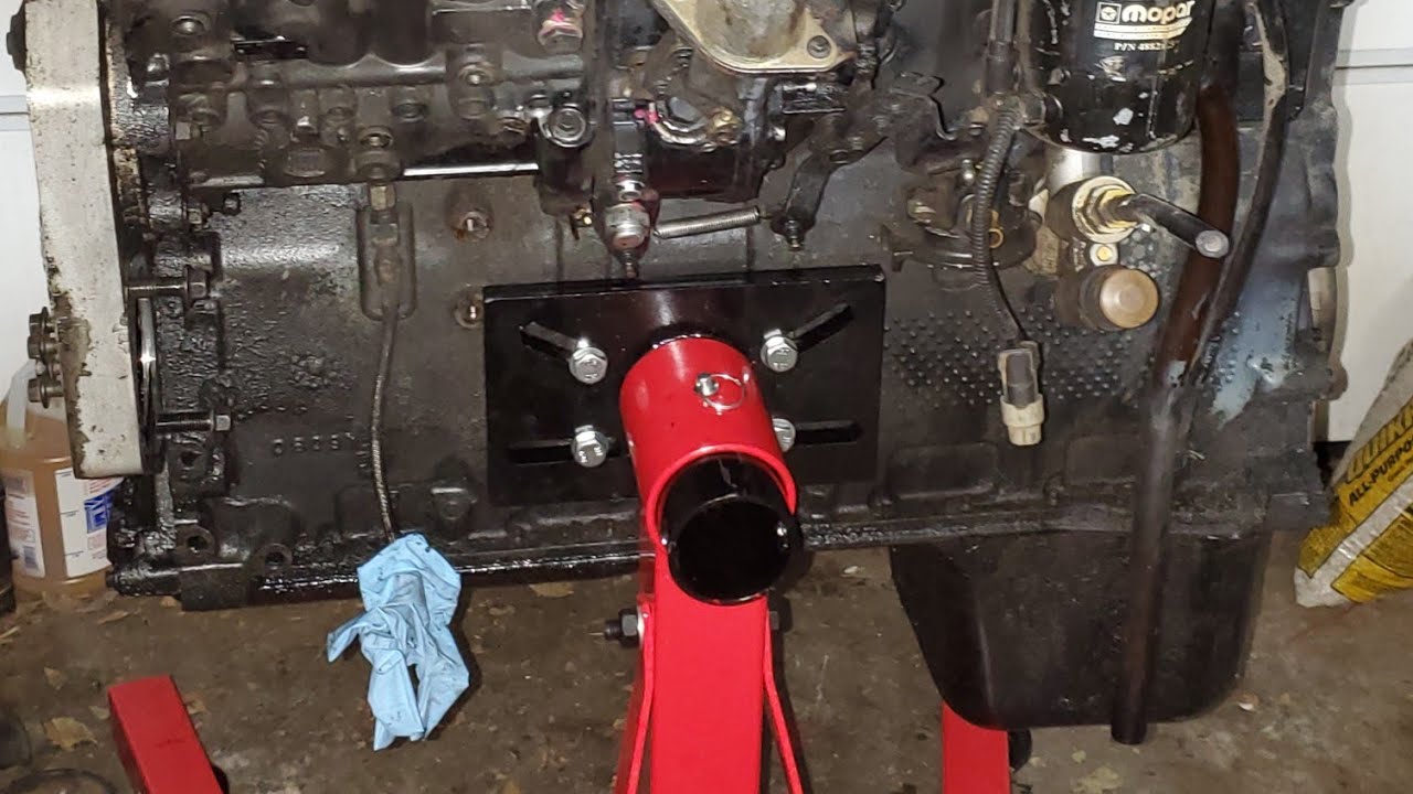 Will the Harbor Freight 1 Ton Engine Stand Hold a Cummins?