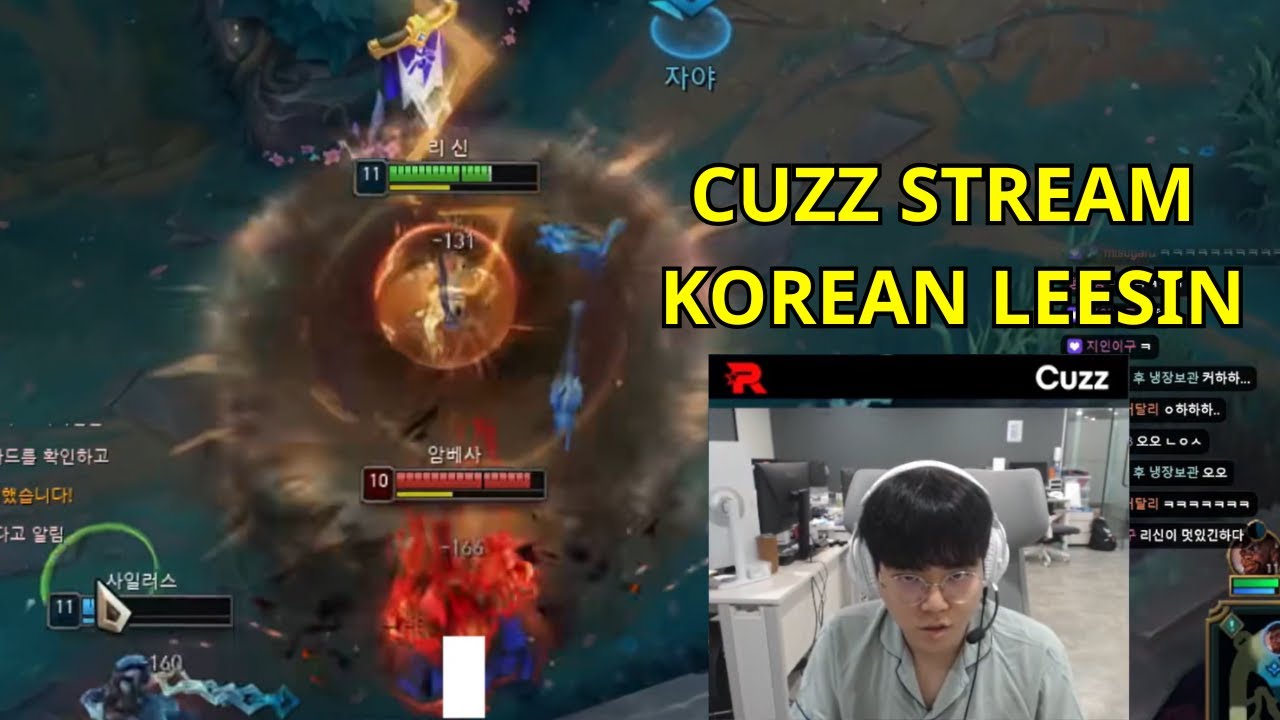 KT Cuzz Stream Leesin Destroy Korea Challenger