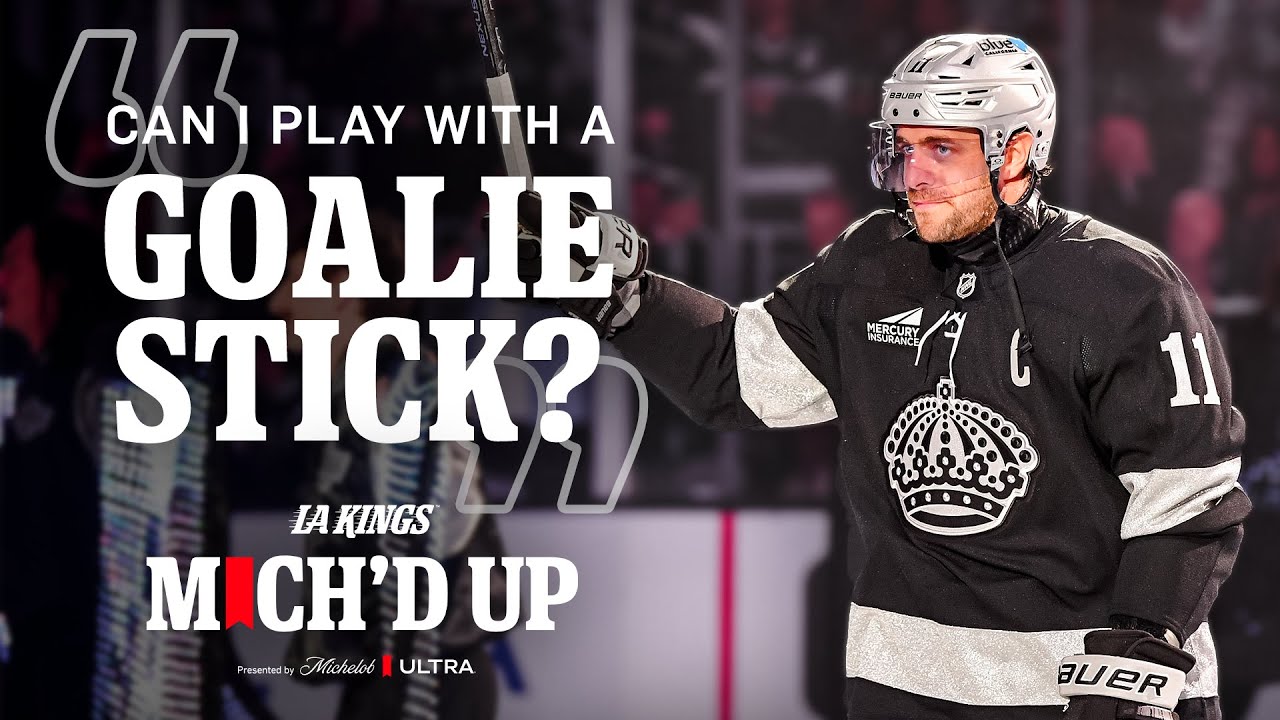 Капитан НХЛ получил микрофон в свой последний матч открытия сезона! 🎤 | LA Kings
