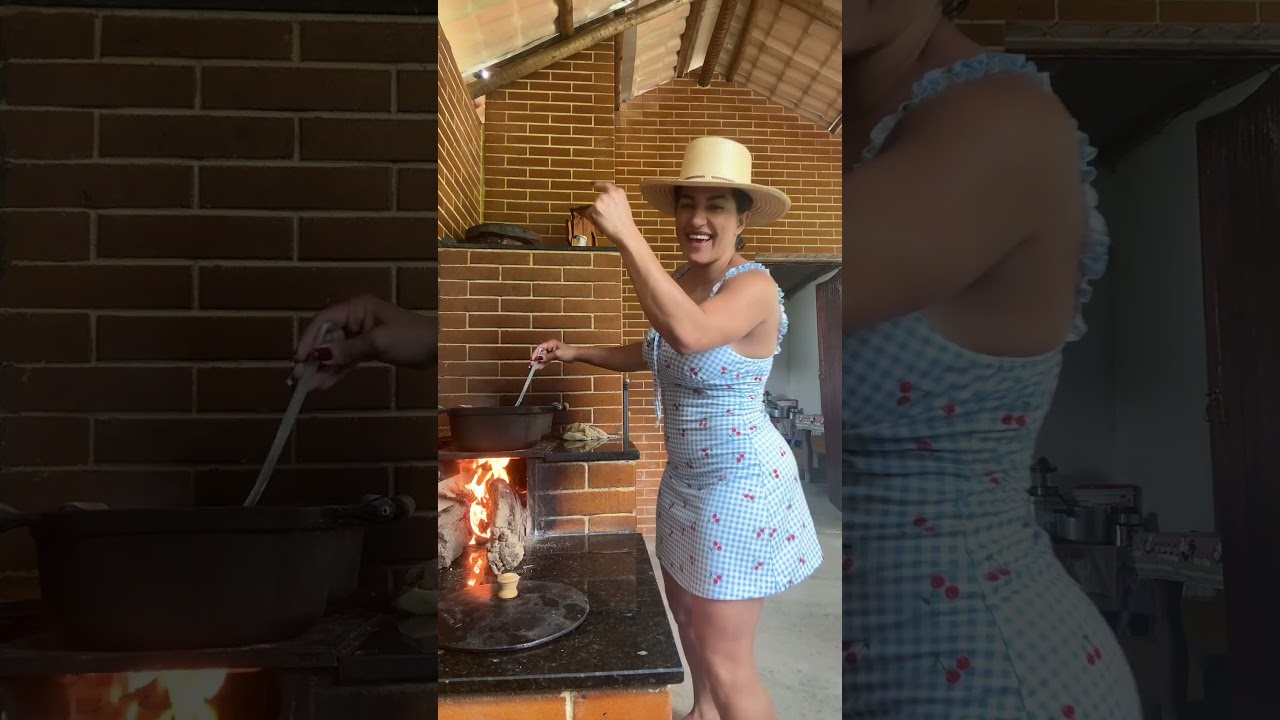 Panela vermelha que faz comida boa 🥰🥰 