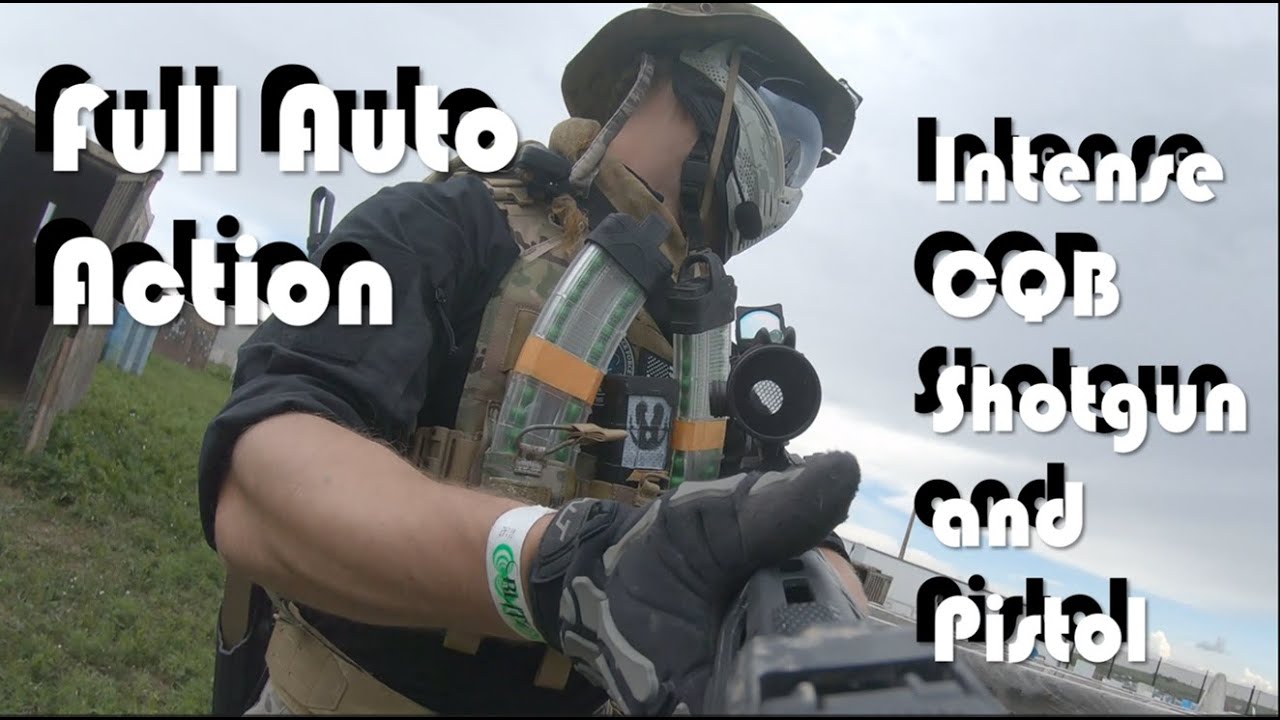 Epic Full Auto T15 Game! Insane Paintball Shotgun and Pistol Breaching Action!