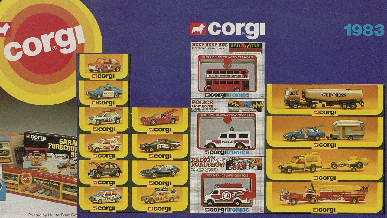 Corgi Toys Catalog 1983 presentation