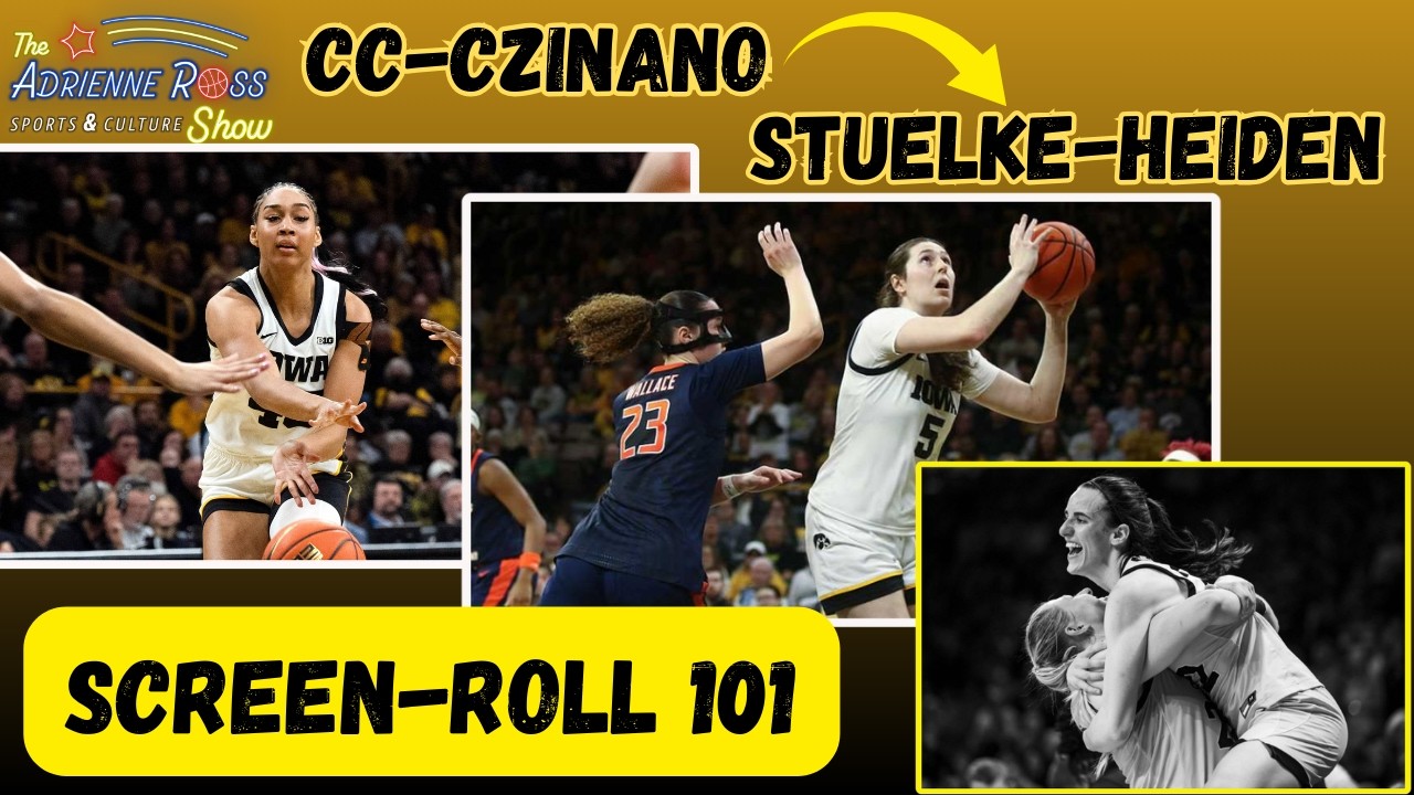 Iowa's Hannah Stuelke & Ava Heiden Connect for PROPER Pick&Roll like Caitlin Clark & Monika Czinano