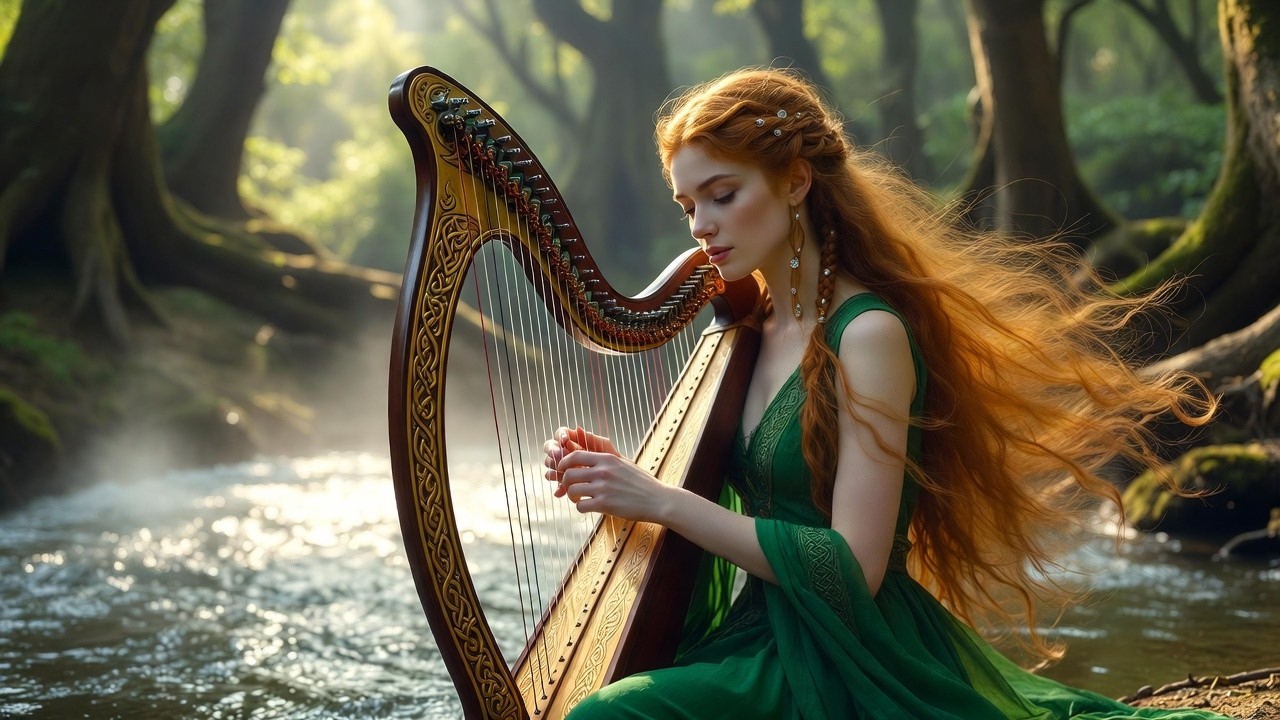 The Enchanted Harp Maiden | Magical Celtic Harp Song
