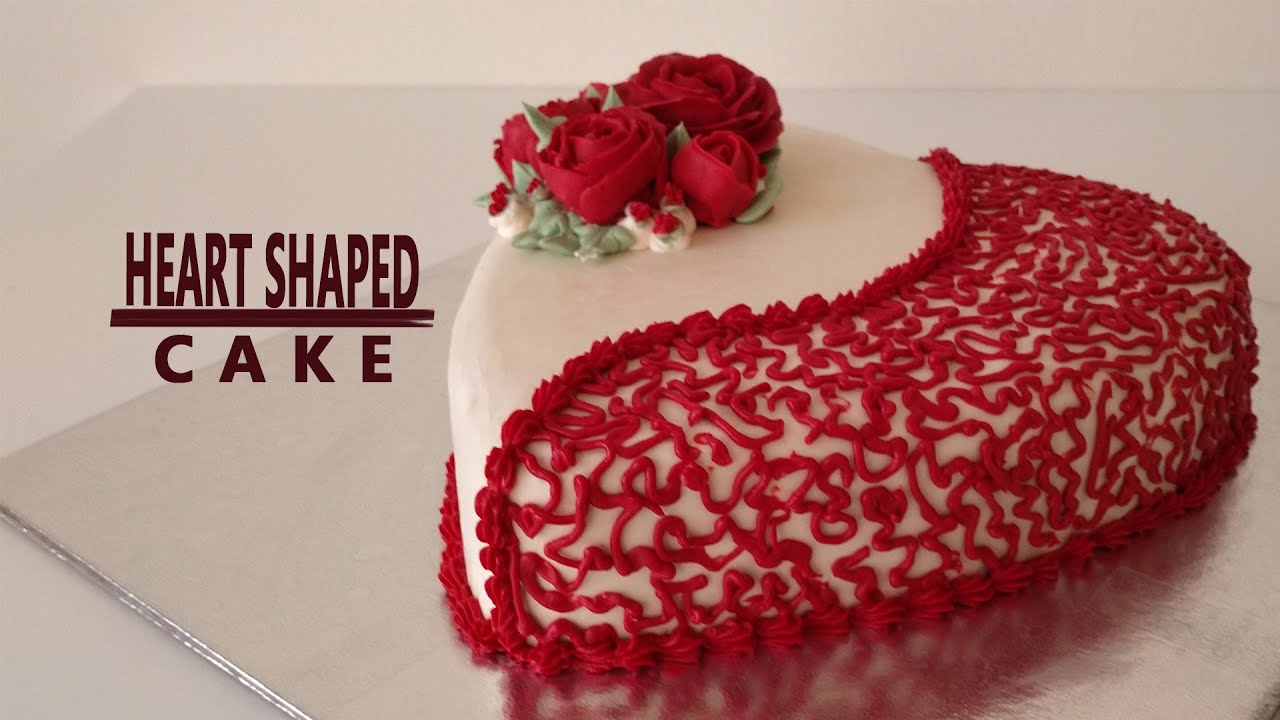 Heart Shape Cake | Red Rose Heart Cake | DIY Heart Cake |Cake Compilation