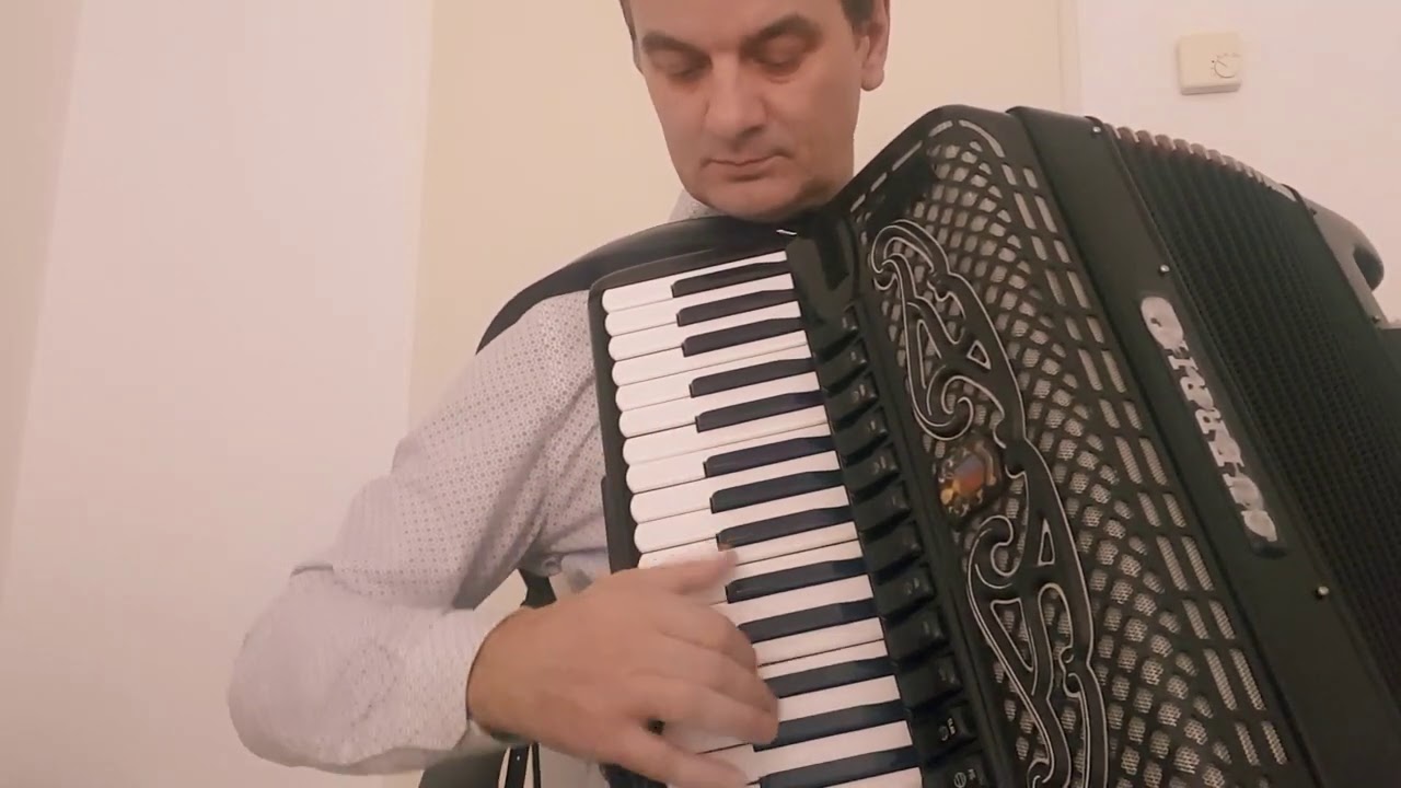 Eso Balic -svijet ucenja harmonike - Zoricino kolo(medeno kolo) Ljubisa Pavkovic-usporeno