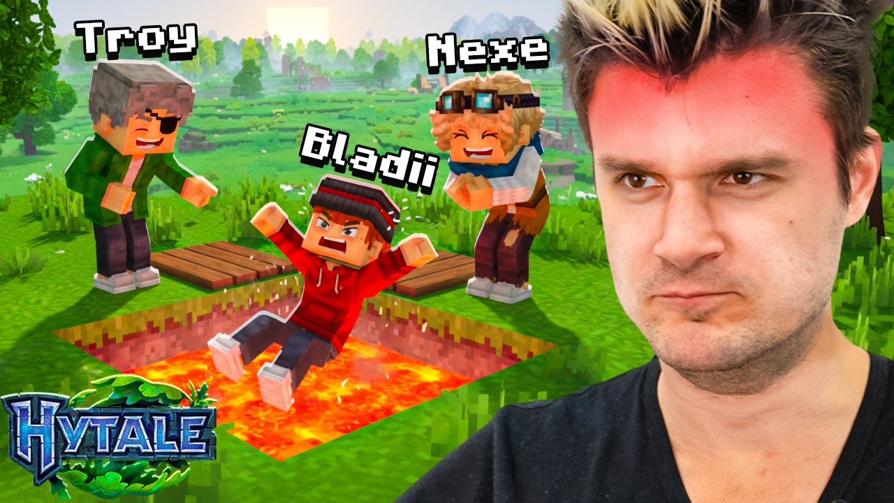 NEXE i TROY PRANKUJĄ BLADEUSZA *Rozjuszyłem się* w HYTALE!!!