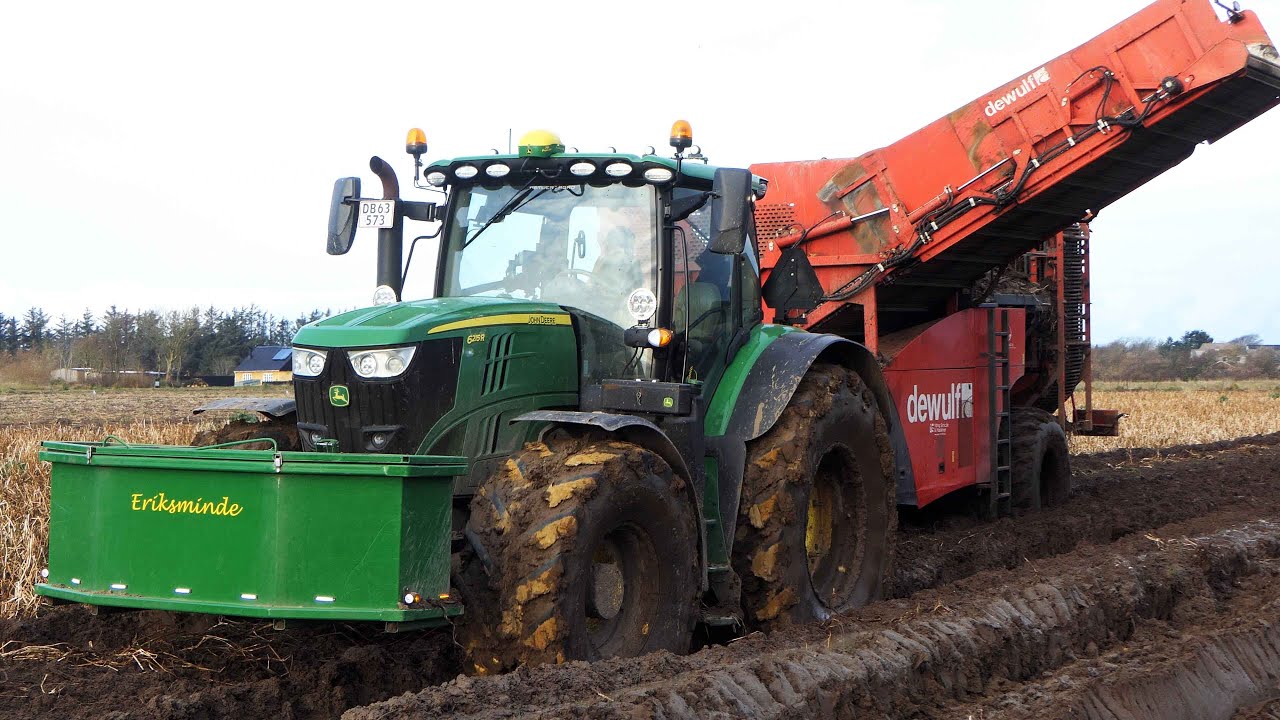 Potato Harvest 2023 in Muddy Fields | John Deere + Dewulf + New Holland