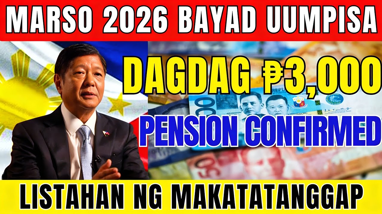 ₱3,000 Pension Add On Kasama sa March 2026 Payment Cycle