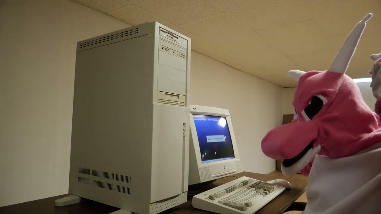Installing Microsoft Office 4.3 for Windows 95 program in the BACKROOMS