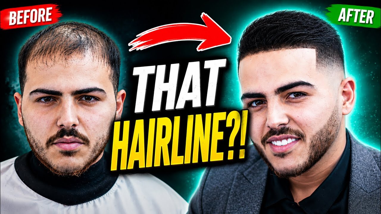 Witness the Magic l Barbers' Transformations Using Hair Powder Fibers