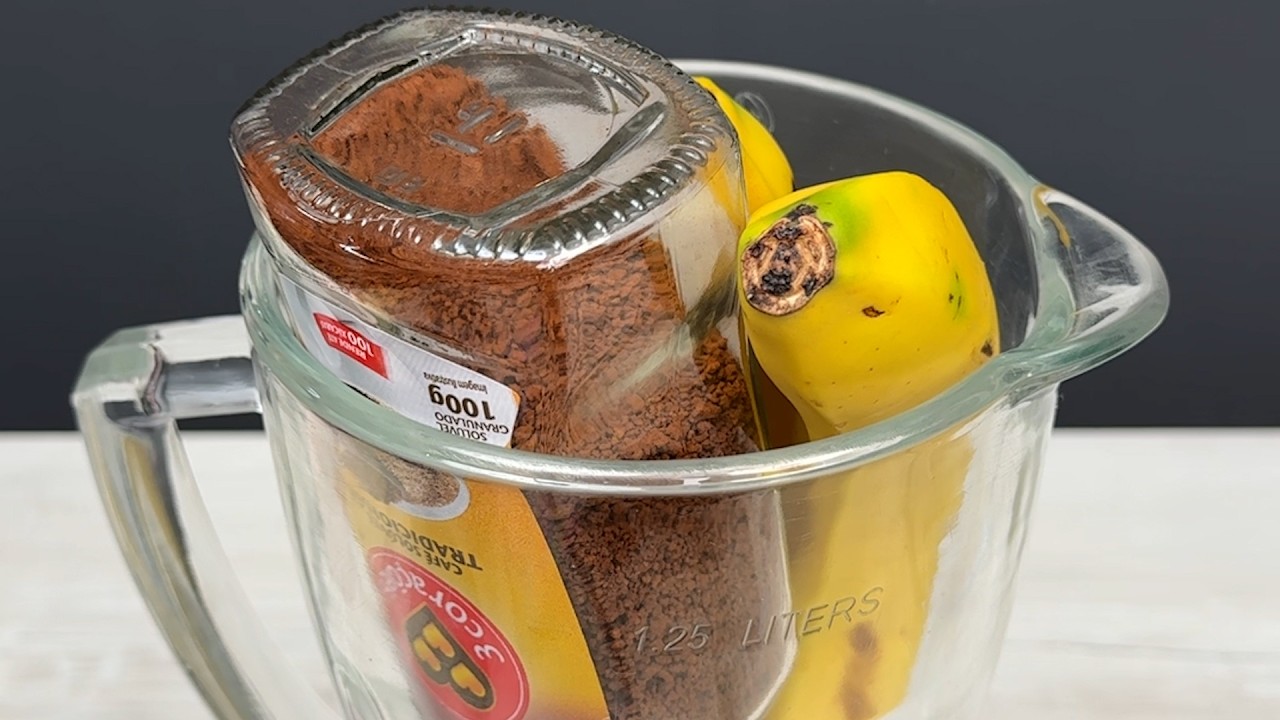 Se você tem bananas em casa e café solúvel, faça essa delícia!